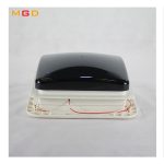 12V DC RV Accessories top cover roof hatch with ventilation fan LED lights-meygood
