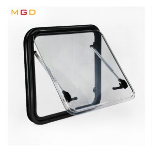 Aluminum Alloy frame rv caravan Side hinged Window500*300mm