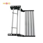 Aluminum Alloy RV Motorhome Travel Trailer Folding Step With Rubber Skid Strip-meygood