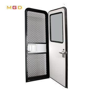 Caravan Rv Entry Door with both card system and mechanical Lock MG16RD 620X1800mm
