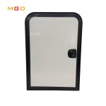 Hot sales travel camper RV customized size teardrop caravan door-meygood