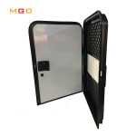 Hot sales travel camper RV customized size teardrop caravan door-meygood