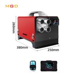 All In One Diesel Shop Heater 5Kw 12V Integrated Air Parking Heater Similar To Webasto Portable Heater Battery For Trucks-meygood