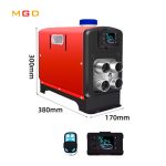 Plastic Shell All-In-One Machine RV Fuel Heater Energy Saving Motorhome Heater Green Travel Caravan Fuel Heater-meygood