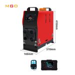 5KW 12V Air Diesel Fuel Heater 10L Tank LCD Display + Silencer for motorhomes AU Free Shipping-meygood