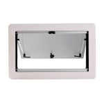 Wholesale Factory Acrylic Glass MG16RW RV Right Angle Window Black Aluminum Alloy Outer Frame Motorhome Side Window-meygood