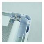 Wholesale Factory Acrylic Glass MG17RW RV Round Corner Window Black Aluminum Alloy Outer Frame Motorhome Side Window-meygood