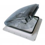 Ventilated Rear Wing RV Roof Hatch 20 Levels of Fan Speed Caravan Roof Fans Smart Rain Sensor Motorhome Roof Hatch-meygood