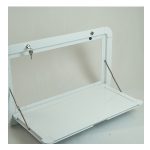OEM Aluminum Alloy 09 RV Picnic Table 90° Opening Angle Caravan Picnic Table Black or White Motorhome Picnic Table-meygood