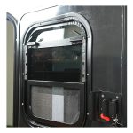 Wholesale Aluminum Alloy RV Teardroop Trailer Door Single Layer Acrylic Slinding Window Caravan Door-meygood