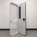 High Quality MG19 RD RV Entry Door With Blind Aluminum Alloy Material Caravan door for Motorhome-meygood