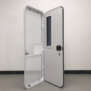 High Quality MG19 RD RV Entry Door With Blind Aluminum Alloy Material Caravan door for Motorhome
