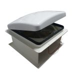 20 Levels of Fan Speed RV Roof Hatch With LED Light Caravan Roof Fans Smart Rain Sensor Camper Roof Hatch-meygood