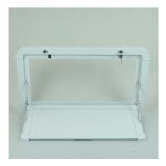 OEM Aluminum Alloy 09 RV Picnic Table 90° Opening Angle Caravan Picnic Table Black or White Motorhome Picnic Table-meygood