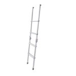 High Tensile Aluminum Alloy RV Folding Ladder Power Coated or Anodized Surface Motorhome Ladder Sliver Color RV Folding Ladder-meygood