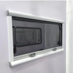 Wholesale Factory Acrylic Glass 23RW RV Right Angle Window Black Aluminum Alloy Outer Frame Motorhome Side Window-meygood