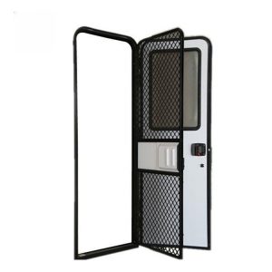 Hot sale MG09 RD America Style RV Entry Door Aluminum Alloy Material Caravan door Black Door Frame Motorhome Door