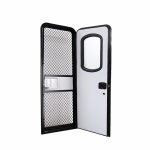 Hot sale MG09 RD America Style RV Entry Door Aluminum Alloy Material Caravan door Black Door Frame Motorhome Door-meygood