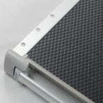 Hot Sale RV Horizontal Pushing Step Aluminum Alloy Caravan Step With 12V LED Light Motorhome Step-meygood