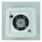 5 Levels of Fan Speed RV Roof Hatch With LED Light Motorhome Roof Fans White Inner Frame Caravan Roof Hatch-meygood