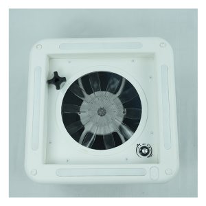 5 Levels of Fan Speed RV Roof Hatch With LED Light Motorhome Roof Fans White Inner Frame Caravan Roof Hatch