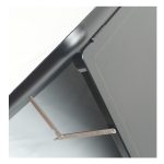 OEM Aluminum Alloy 23 RV Picnic Table 90° Opening Angle Caravan Picnic Table Black or White Motorhome Picnic Table-meygood