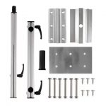Factory Sale Black and Silver RV Table Leg High-Strength Aluminum Stainless Steel Table Leg-meygood