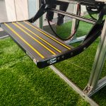 MG16 RV Folding Step Electric caravan Step High Tensile Aluminum Alloy Carbon Steel motorhome step-meygood