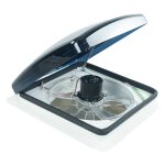 20 Levels of Fan Speed RV Roof Hatch Remote Control Trailer Roof Fans Smart Rain Sensor Motorhome Roof Hatch-meygood