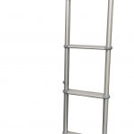 Hot Sale High Tensile Aluminum Alloy RV Ladder 2/4/5 Step Motorhome Ladder Sliver Color RV Ladder-meygood