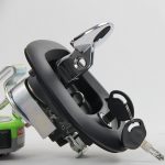 High Quality Materials SY832-1 RV Hatch Door Lock Black Color Motorhome Hatch Door Lock-meygood