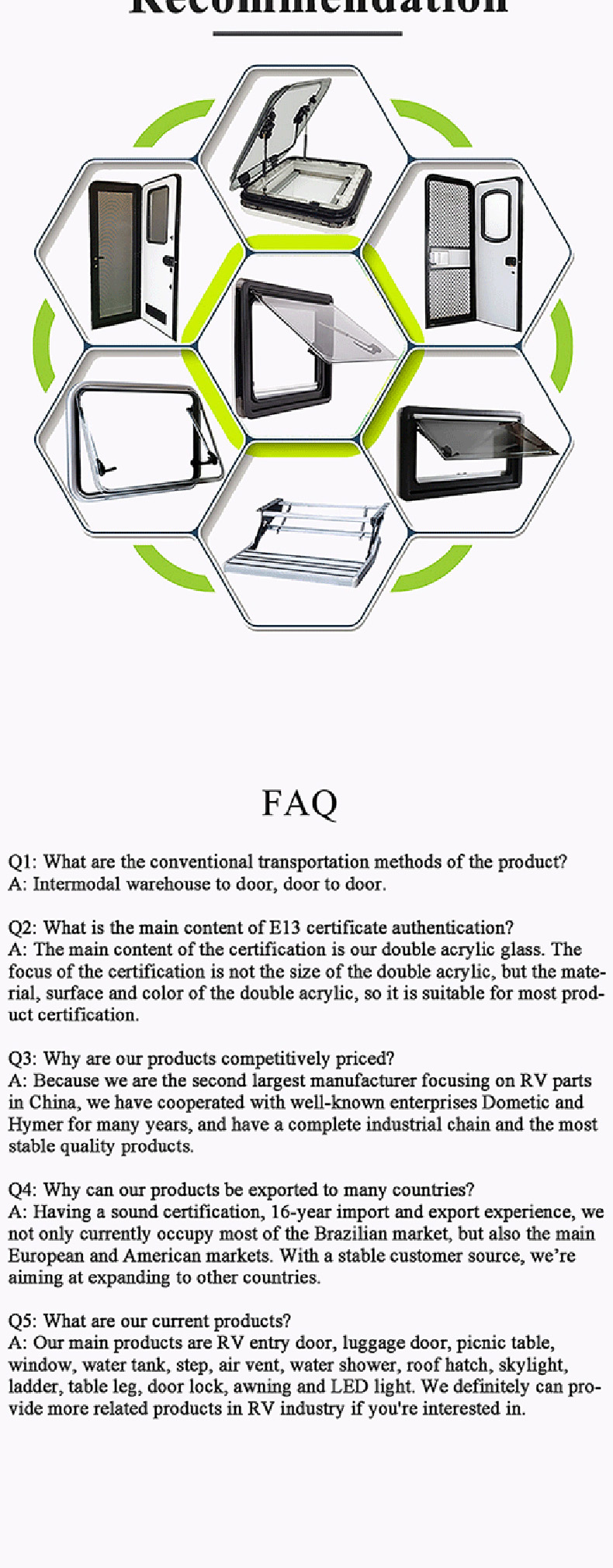 High Quality Popular RV Table Leg Galvanize Pipe Motorhome Table Leg Smooth Sliding Mechanism Caravan Table Leg-meygood